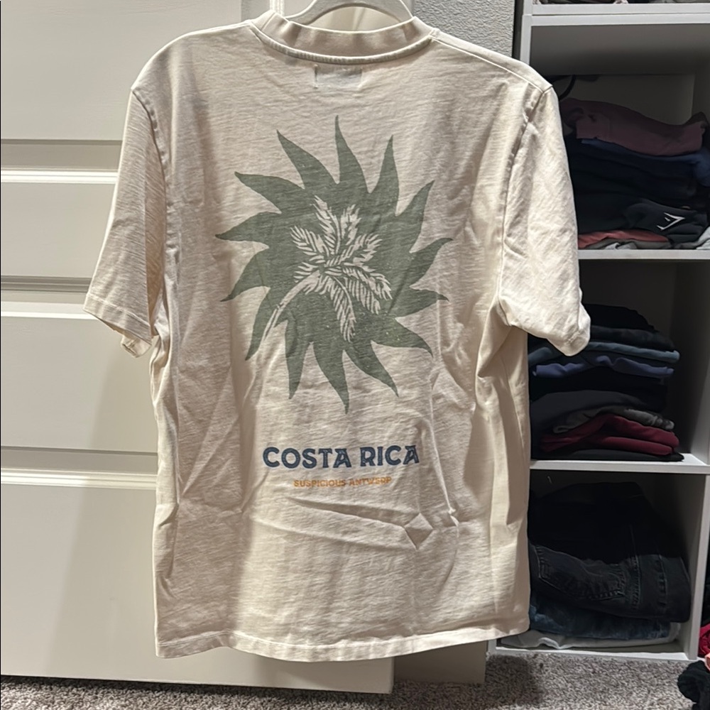Suspicious Costa Rica Cream Graphic T-Shirt
